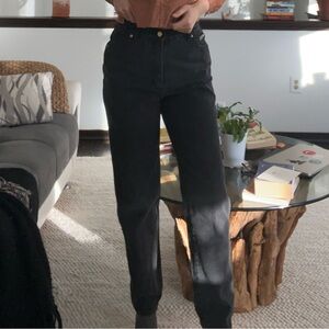 Vintage Escada Black Women's Highwaisted Jeans